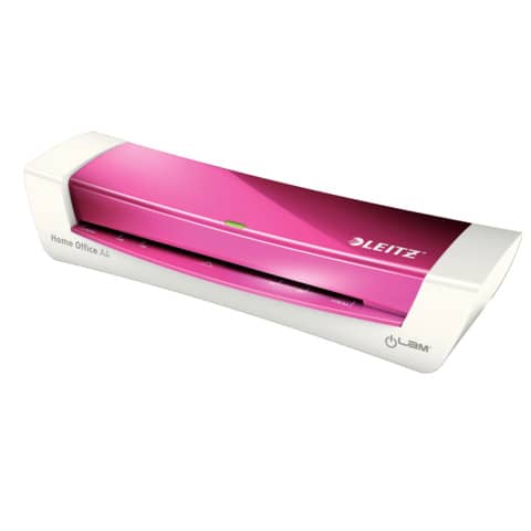 Plastificatrice a caldo compatta a 2 rulli Leitz iLam Home Office A4 fucsia 73680023